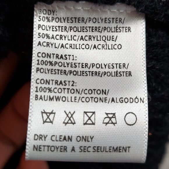 Anthropologie Harlyn Black Sequin V Neck Sweater Sz XS - Picture 8 of 8